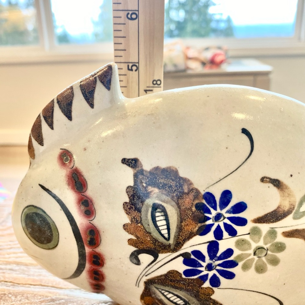 Vintage ceramic fish Handmade Mexico Collectible - Picture 7 of 15